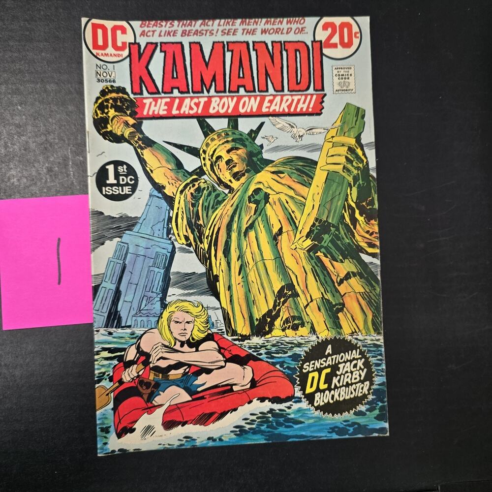 Kamandi, The Last Boy on Earth #1 DC 1972 Jack Kirby Cover/Art, Origin/1st app.